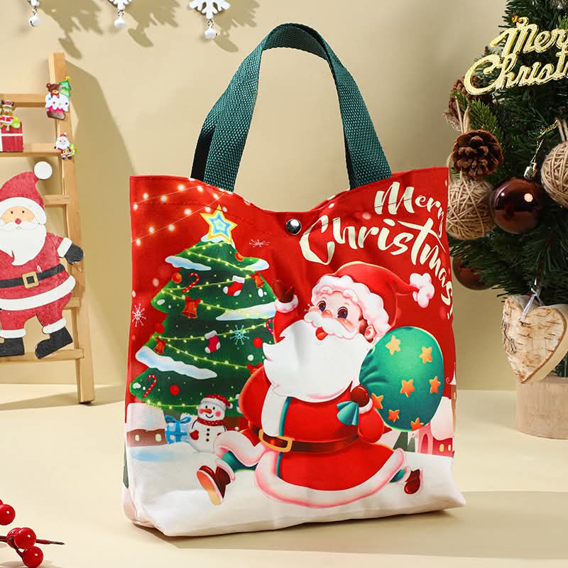 Merry Christmas Kids Tote Bag