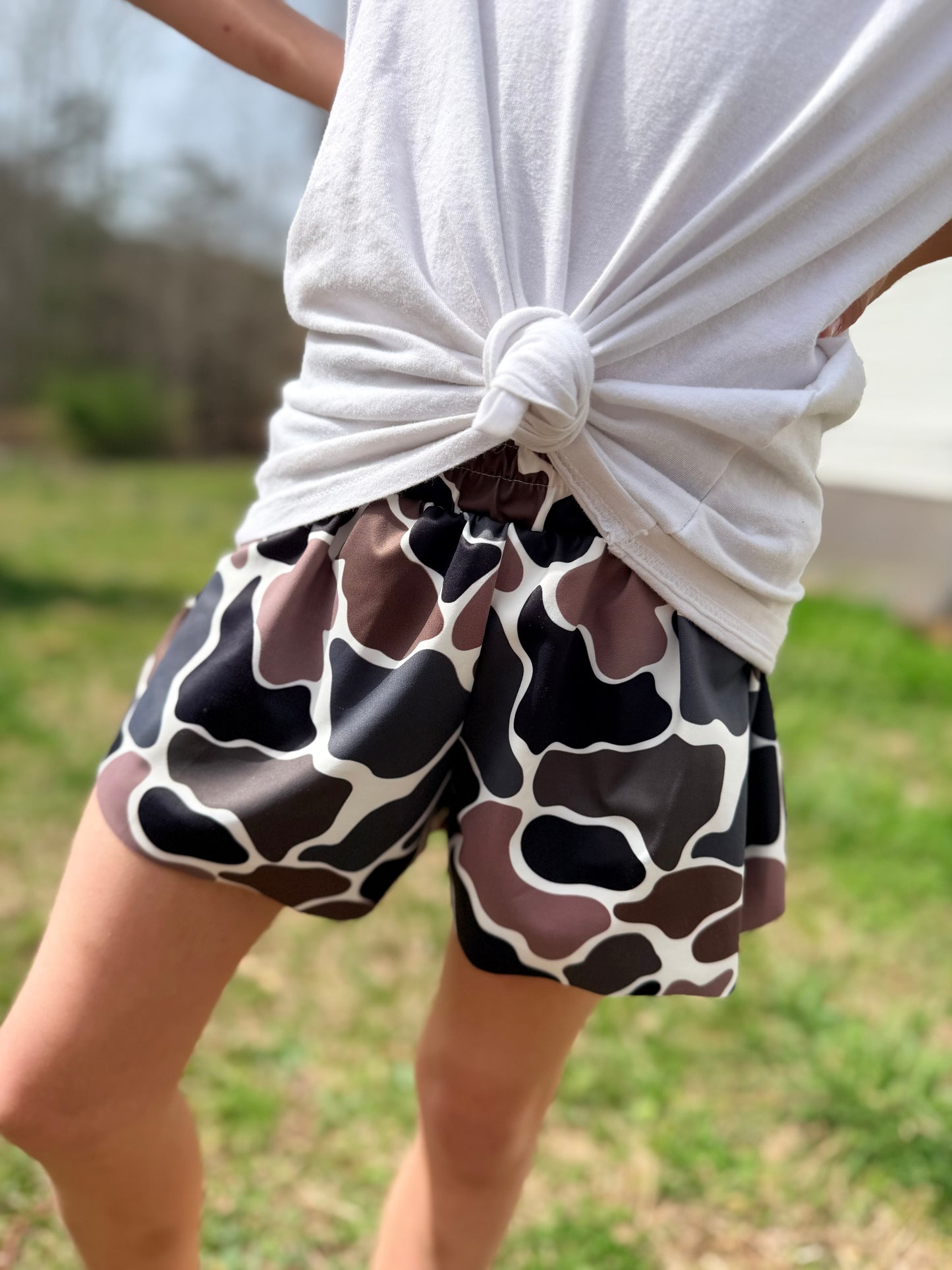 Duck Camo Athletic 2 Layer Shorts