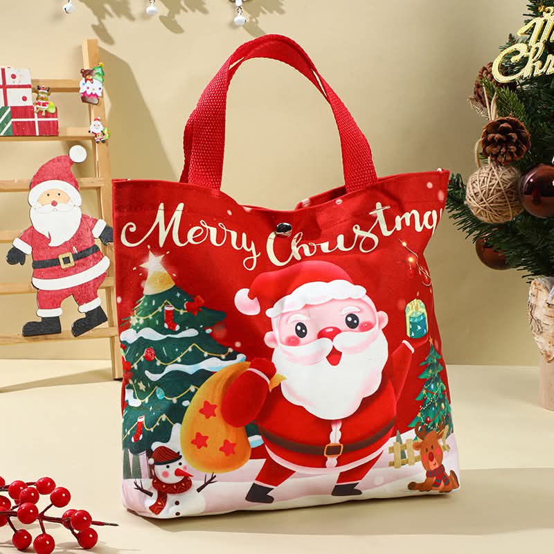 Merry Christmas Kids Tote Bag