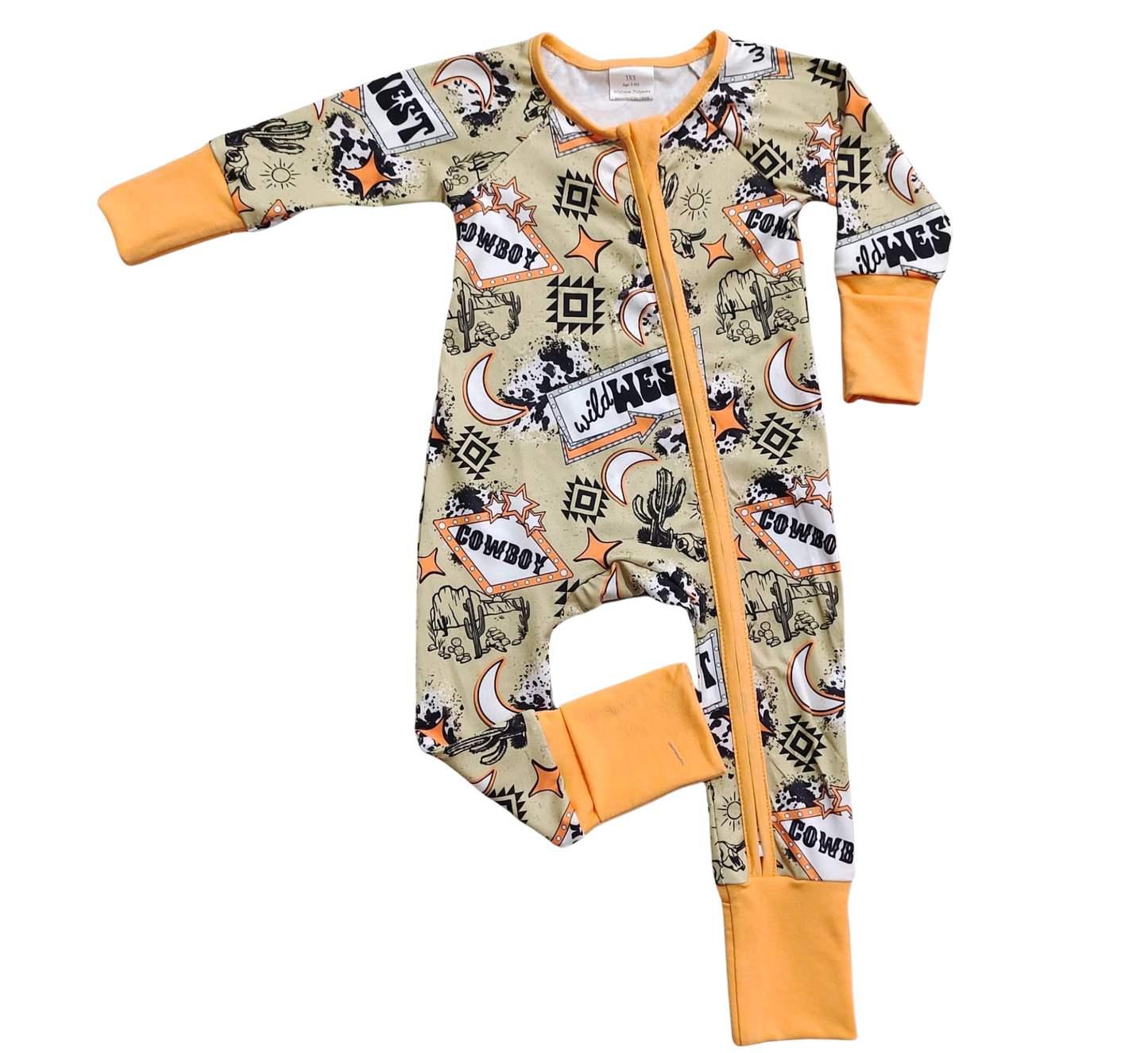 Wild West Cowboy Aztec Zippie