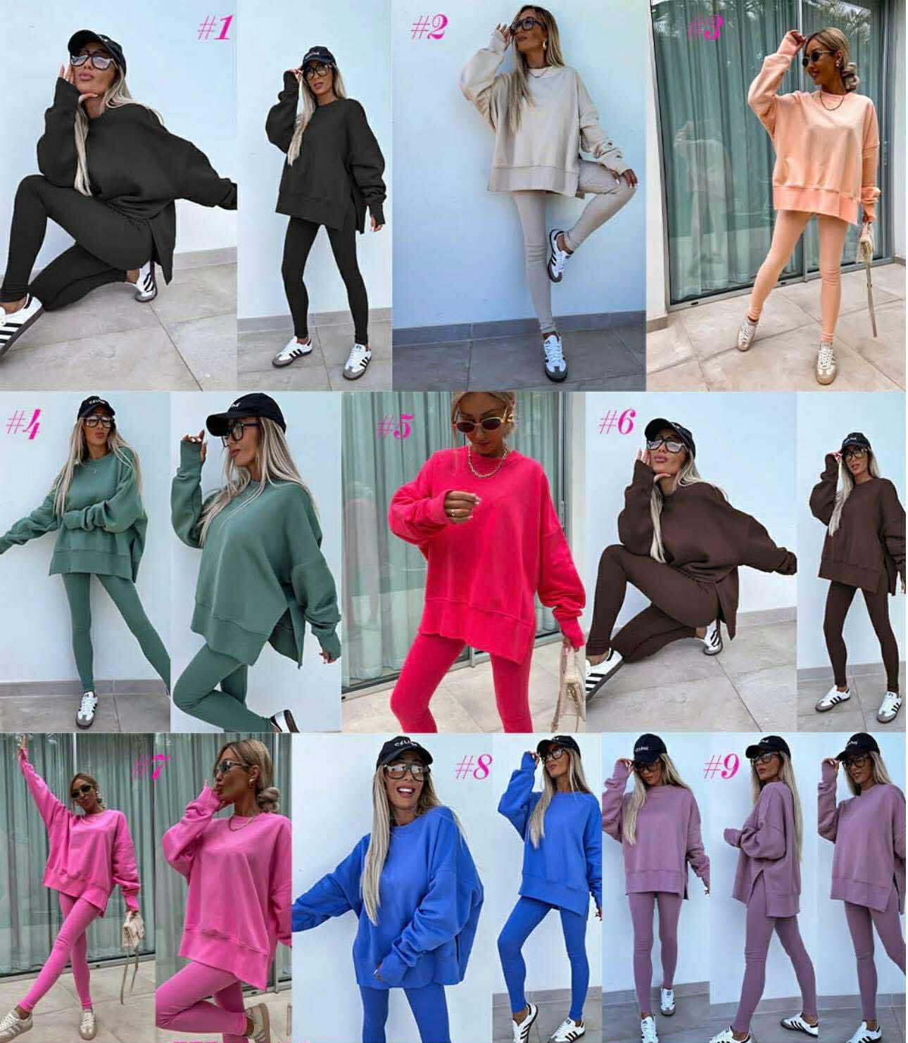 Women's Crewneck Sweatshirt & Leggings