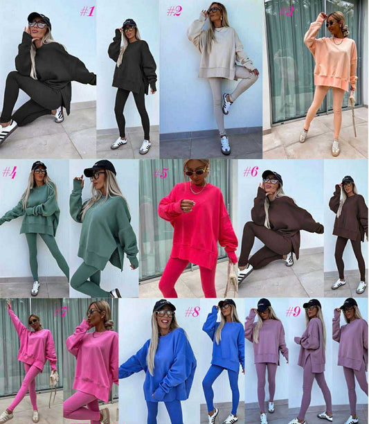 Women's Crewneck Sweatshirt & Leggings