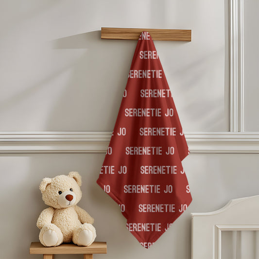 Custom Name Fleece Blanket - Serenetie Jo Style
