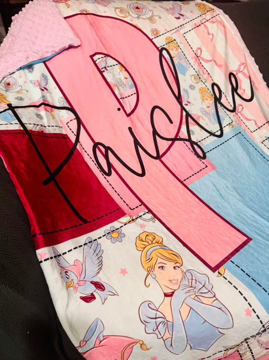 Princess Patchwork Mink Blanket
