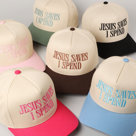 Jesus Saves & I Spend Hat