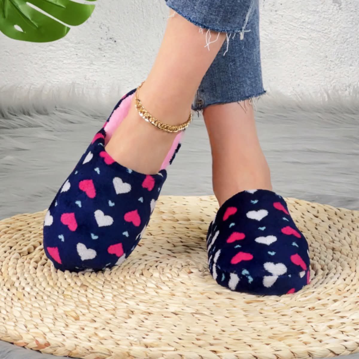 Hearts + Stars Cozy Slippies