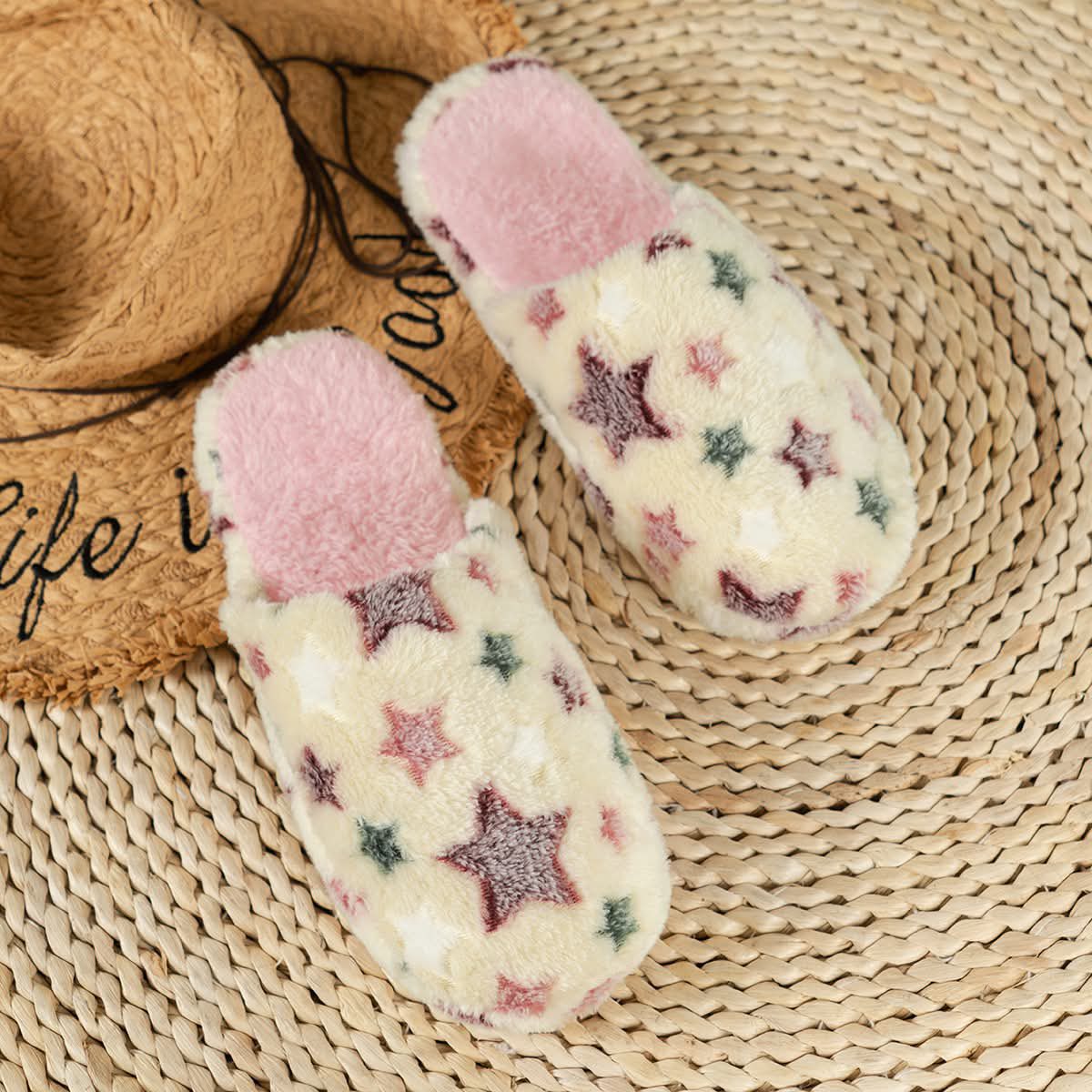 Hearts + Stars Cozy Slippies