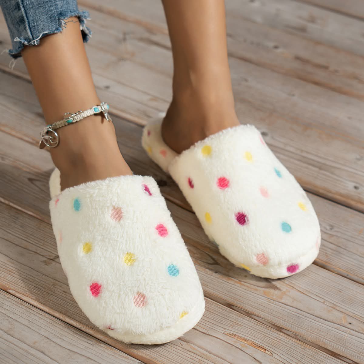 Hearts + Stars Cozy Slippies