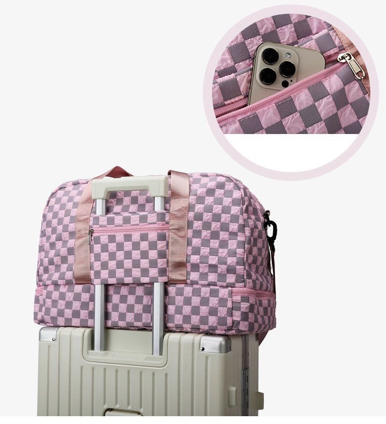Bubble Checkered LARGE Weekender Bag