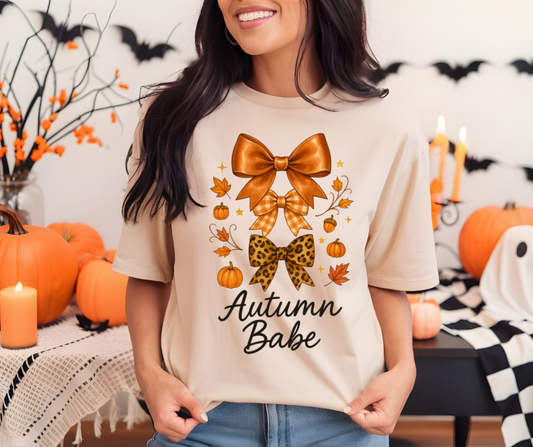 Autumn Babe Bows TShirt