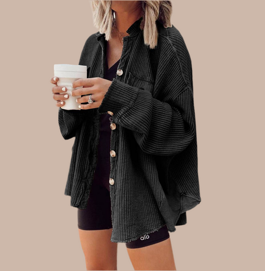 Women's Waffle Jacket