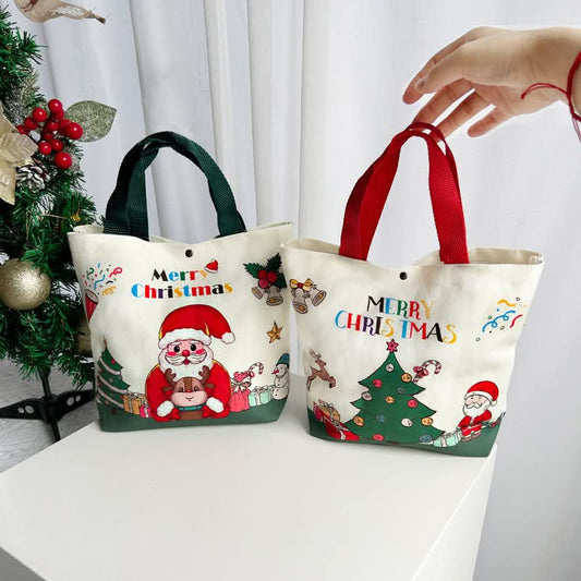Merry Christmas Kids Tote Bag