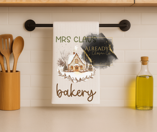 Tea Towel - Mrs Claus Bakery