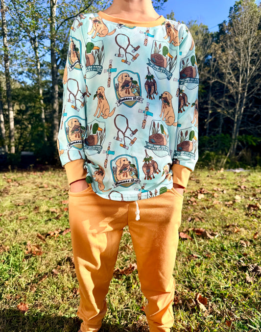 Romans 10:13 Call Upon The Name Of The Lord And You Shall Be Saved Top W/ Pants