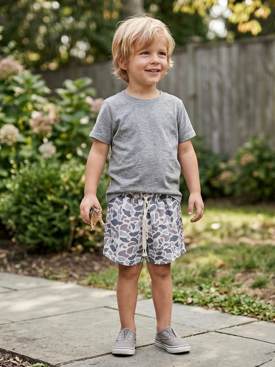 Light Color Duck Camo Shorts