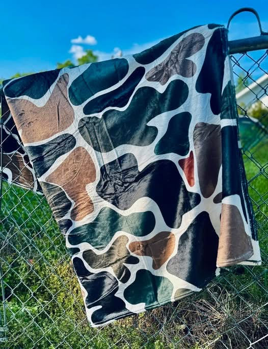 Duck Camo Fleece Blanket
