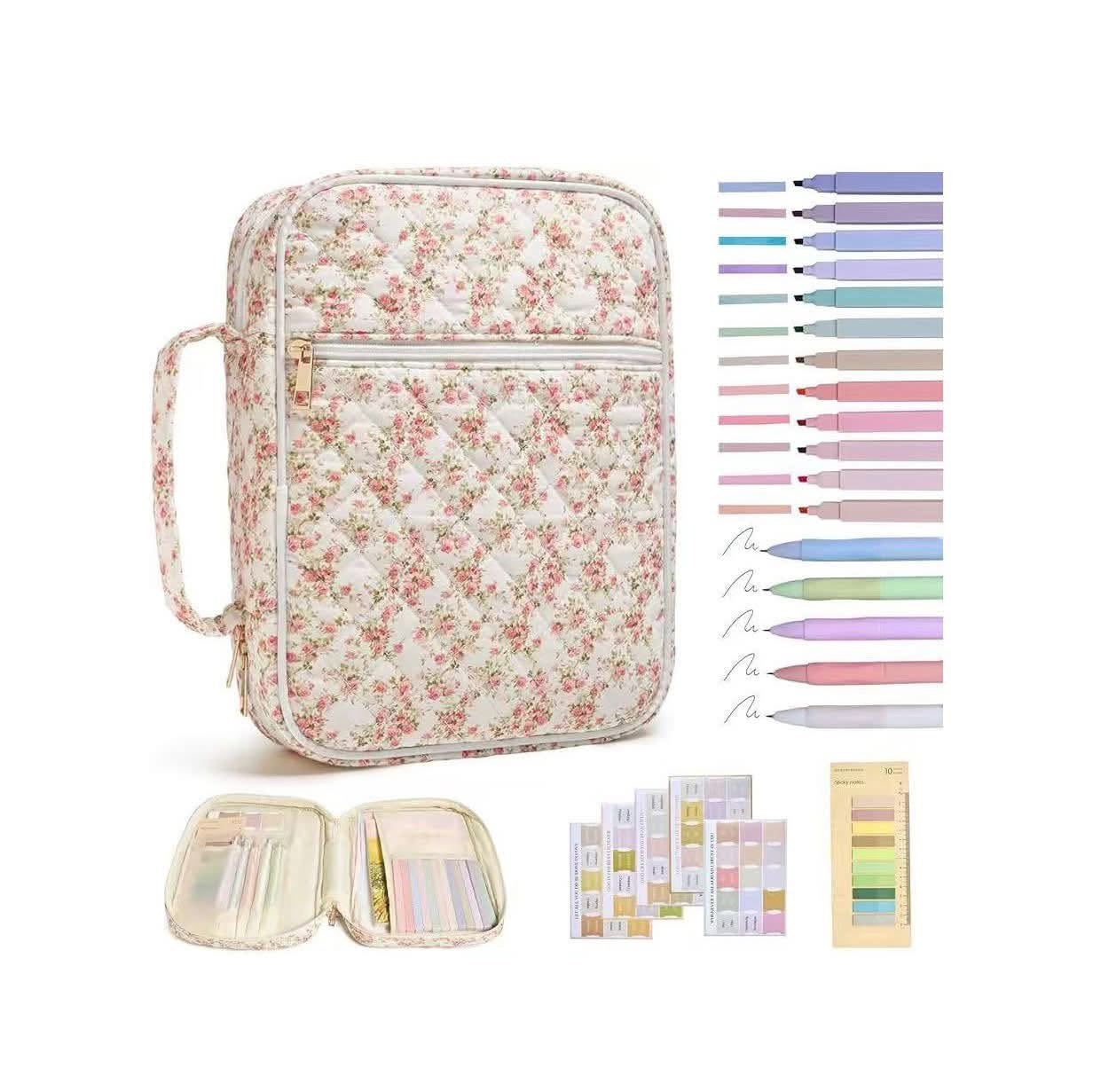 Floral Bible Cover & Accessories
