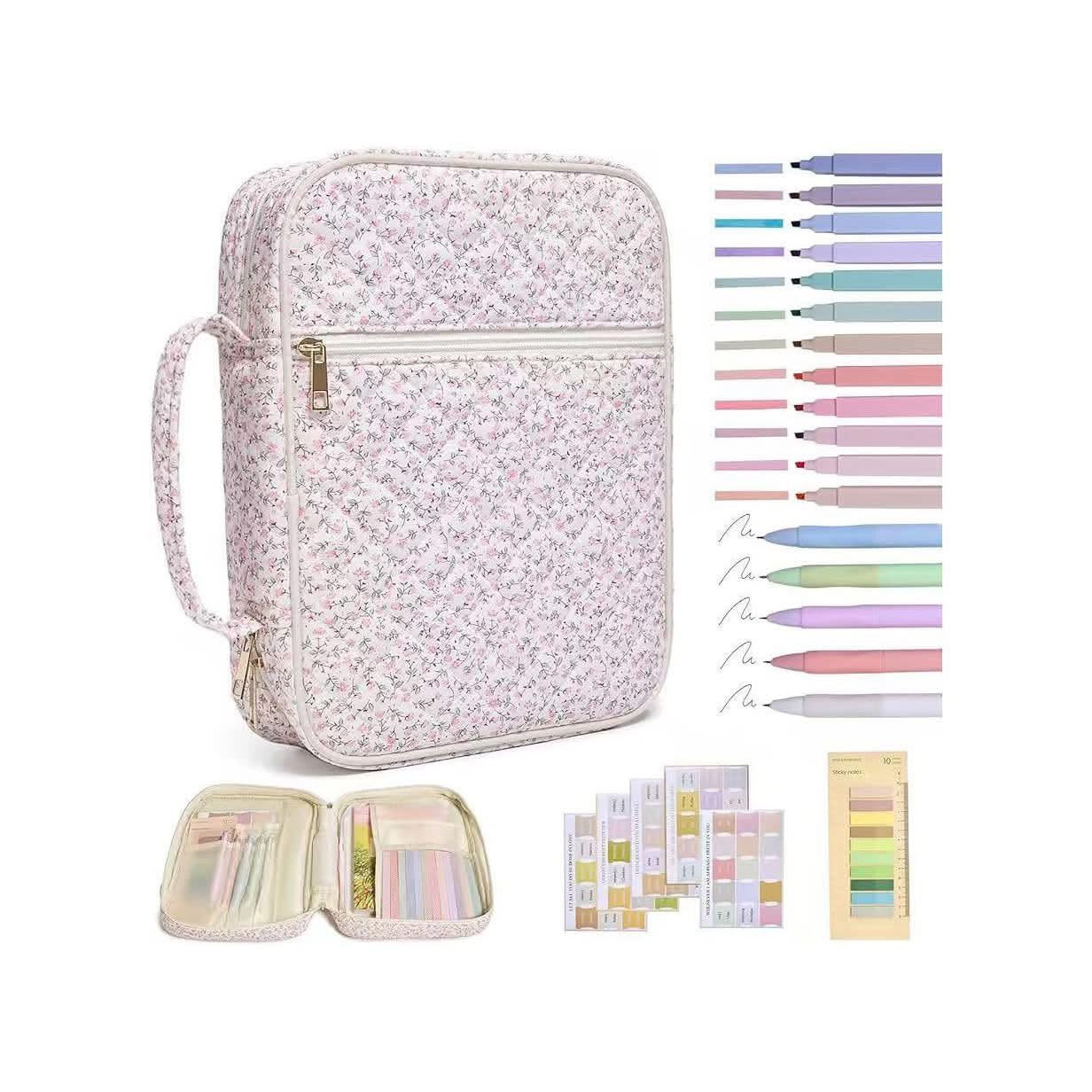 Floral Bible Cover & Accessories