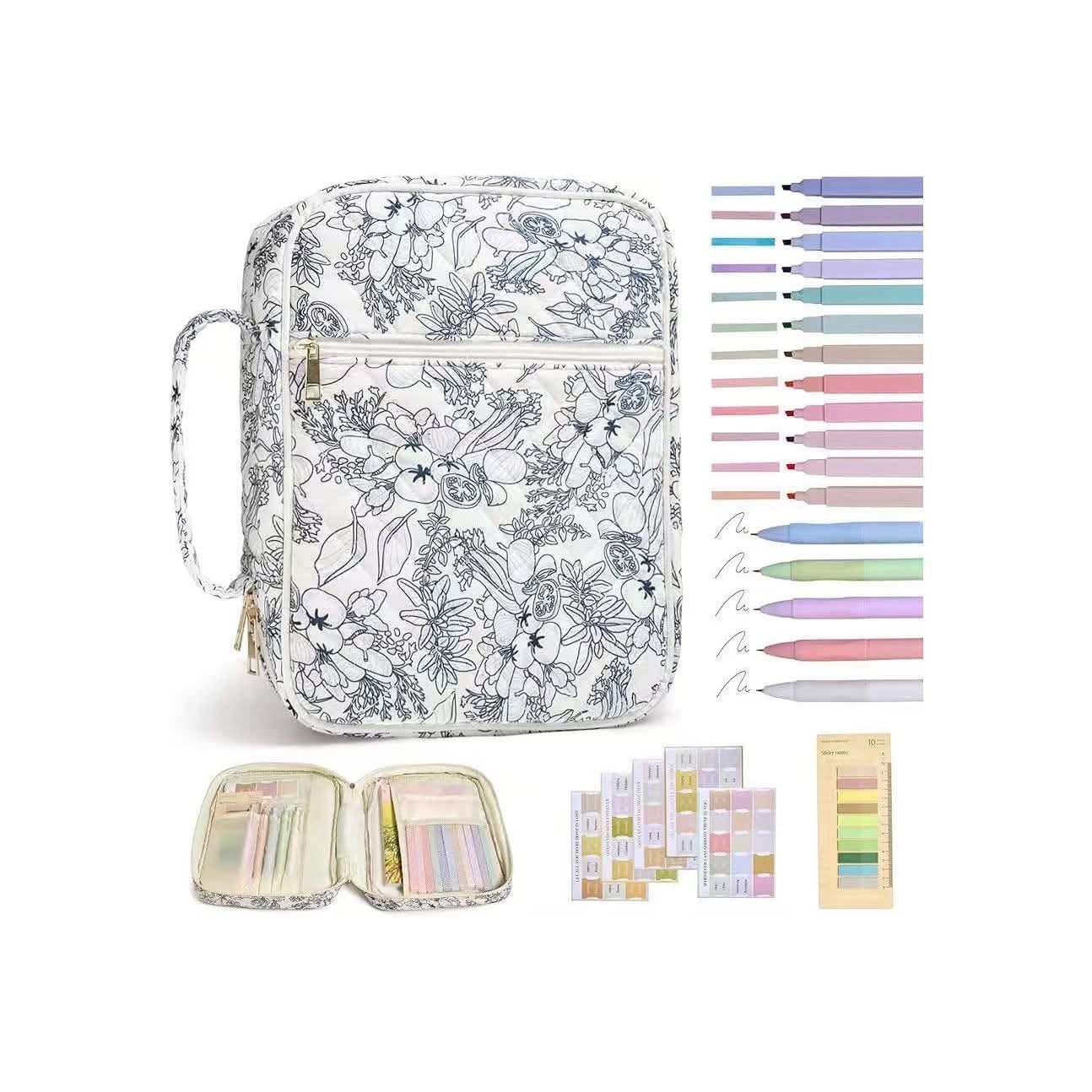 Floral Bible Cover & Accessories