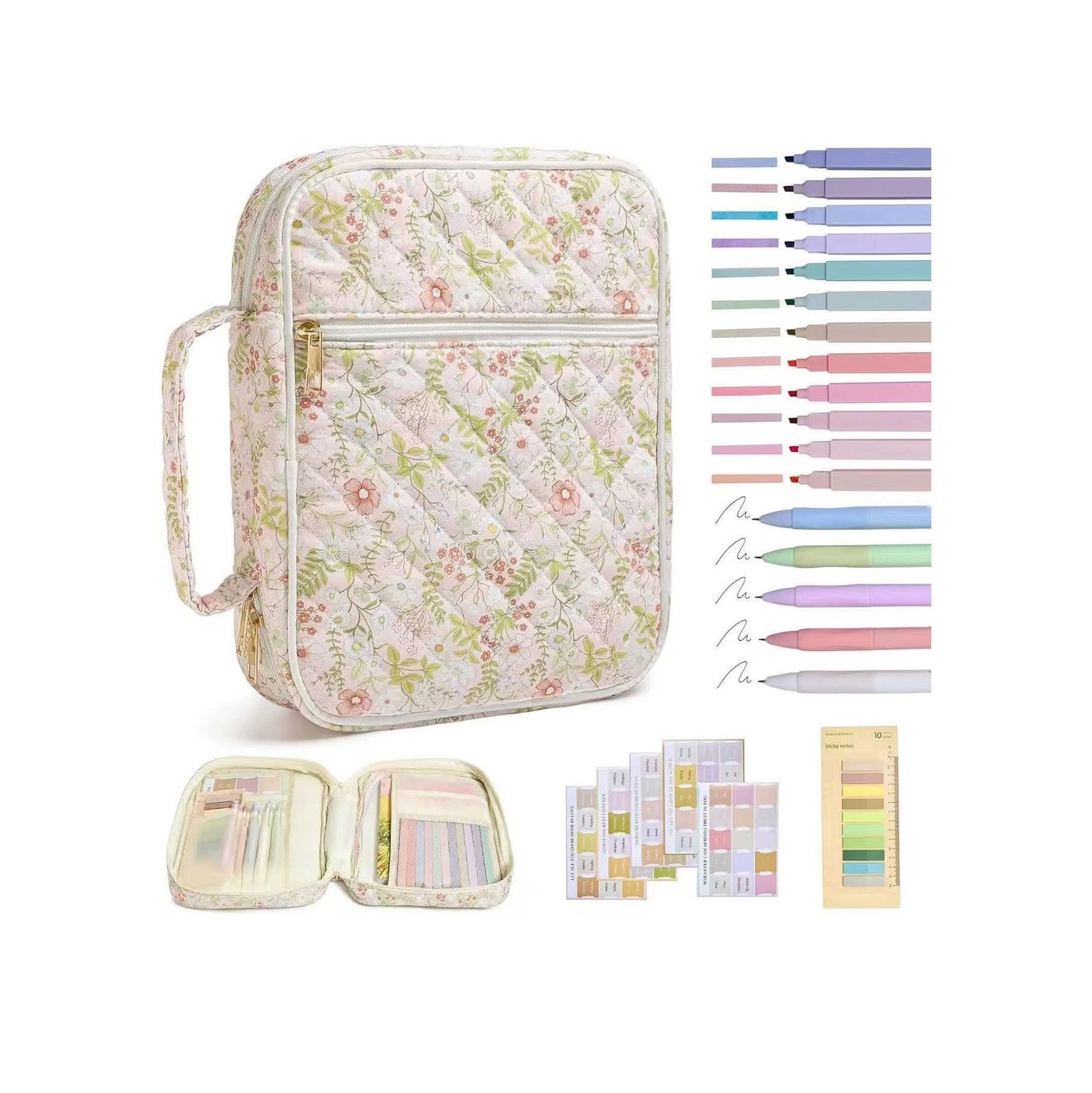 Floral Bible Cover & Accessories