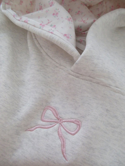 Embroidered Star & Ribbon Hoodie