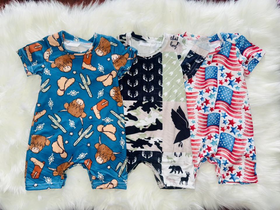 *SALE* American Flag Shortie Romper - Others NOT Available