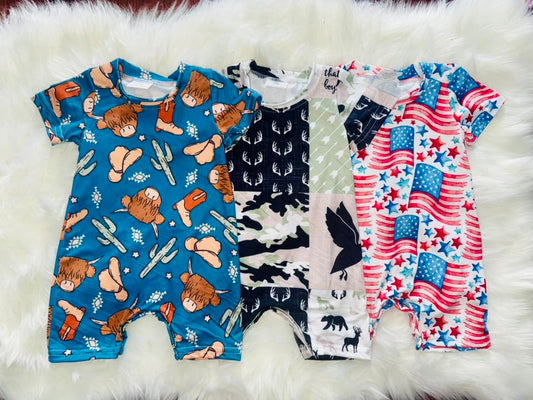 *SALE* American Flag Shortie Romper - Others NOT Available